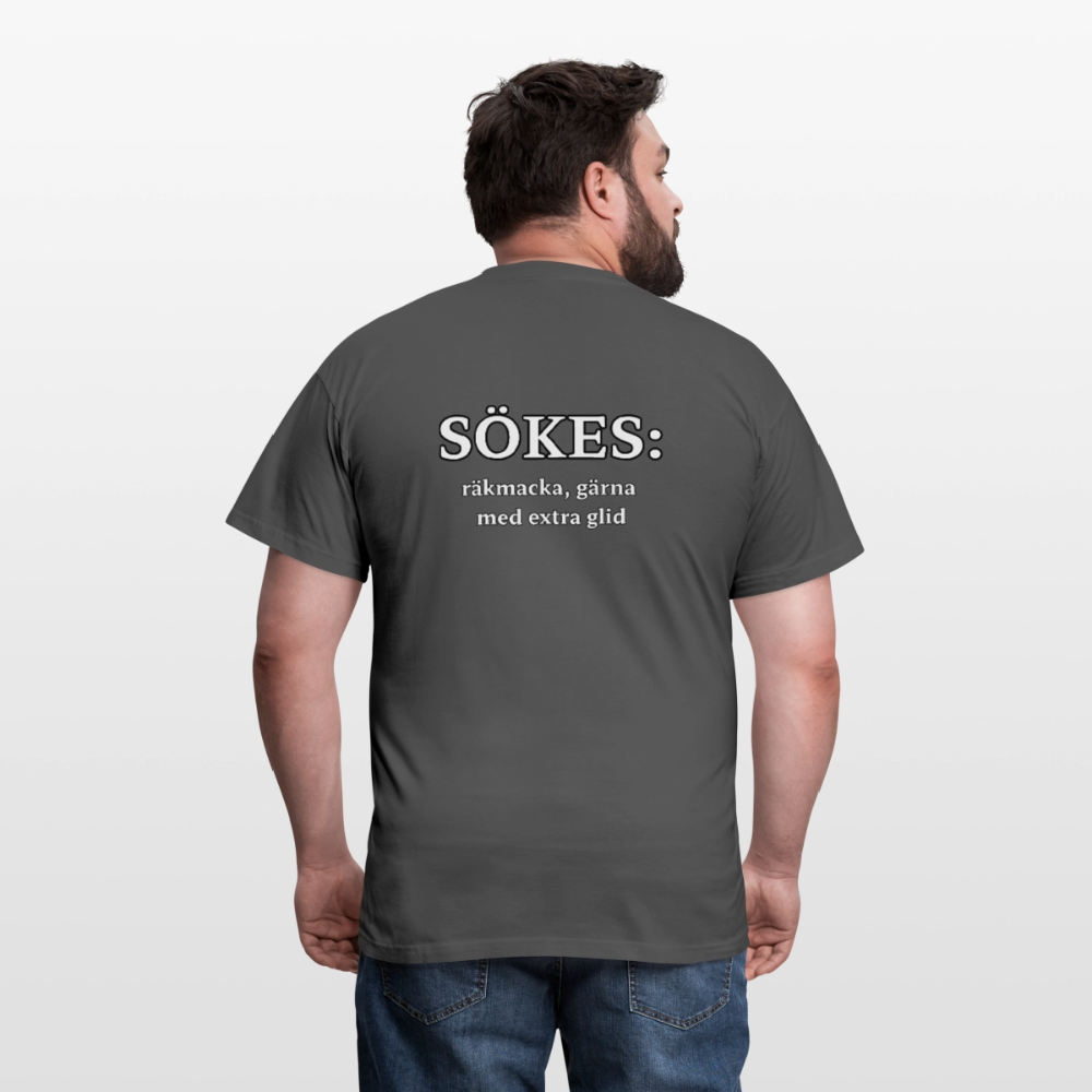 Sökes: Räkmacka, gärna med extra glid T-shirt Herr - kolgrå