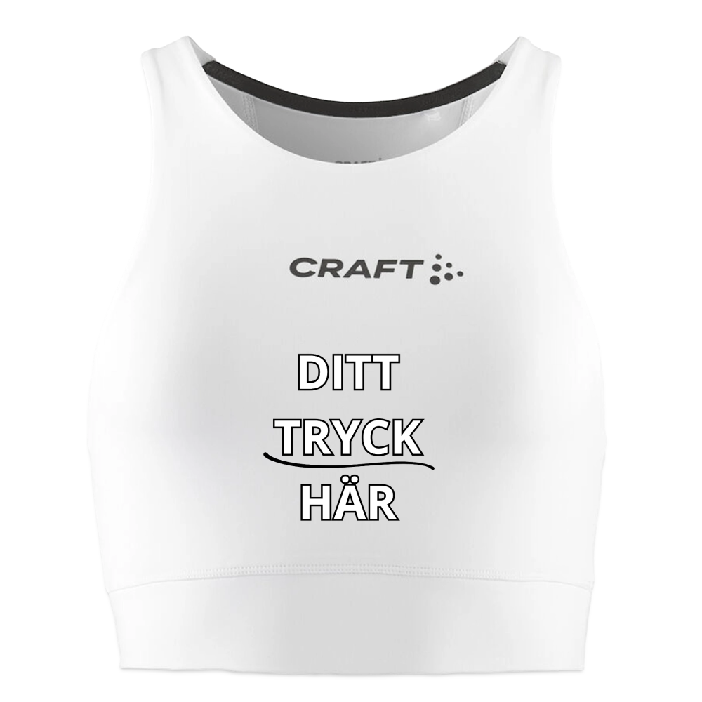 CRAFT croppad topp Rush 2.0 dam - vit