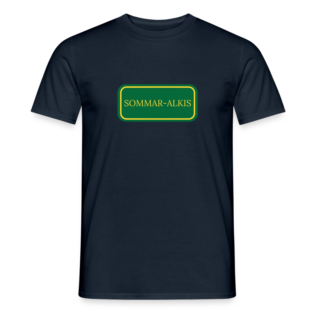 Sommar-alkis T-shirt herr - marinblå