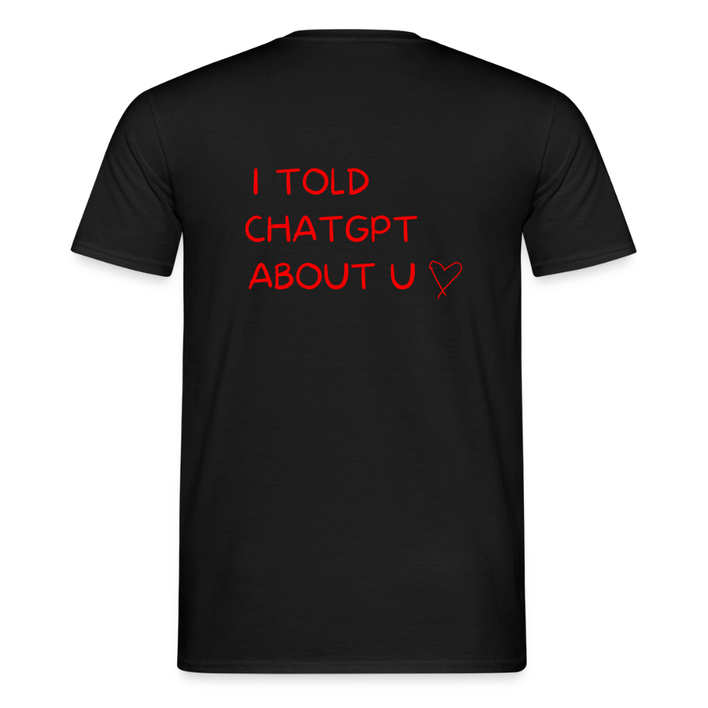 I told ChatGPT about u T-shirt herr - svart