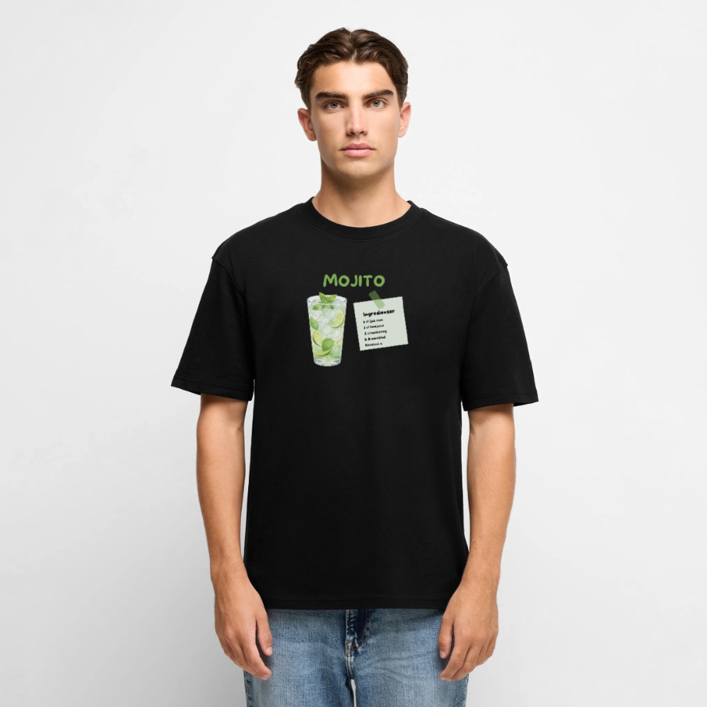 Mojito oversized premium-T-shirt unisex - svart