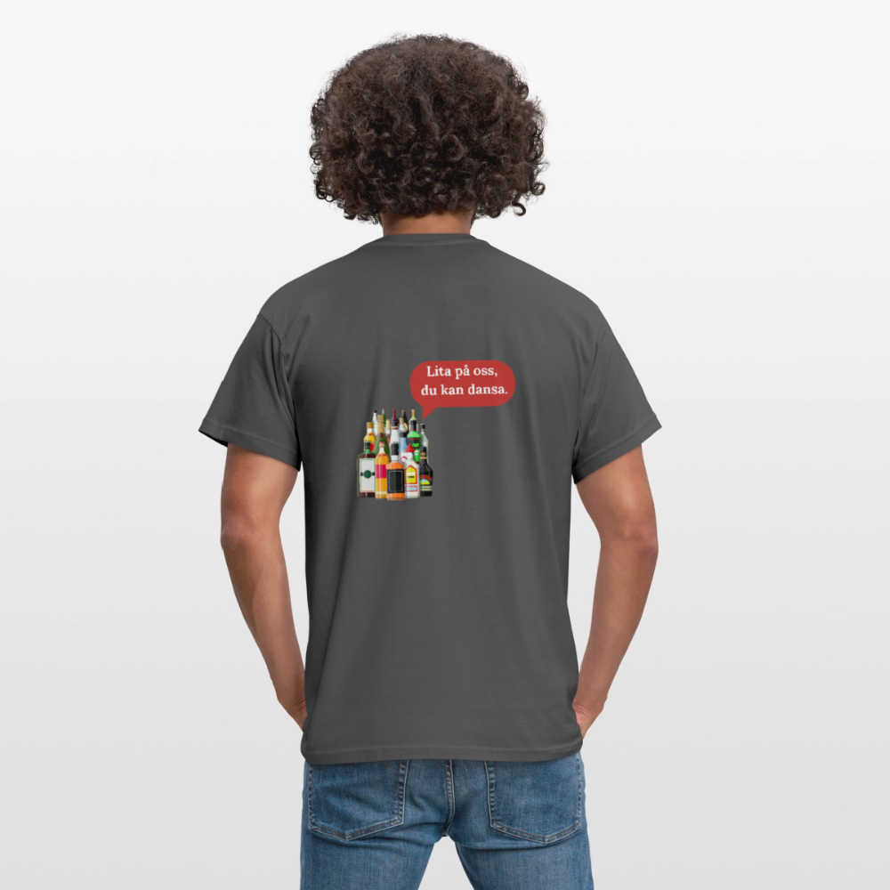 Lita på oss, du kan dansa T-shirt Herr - kolgrå