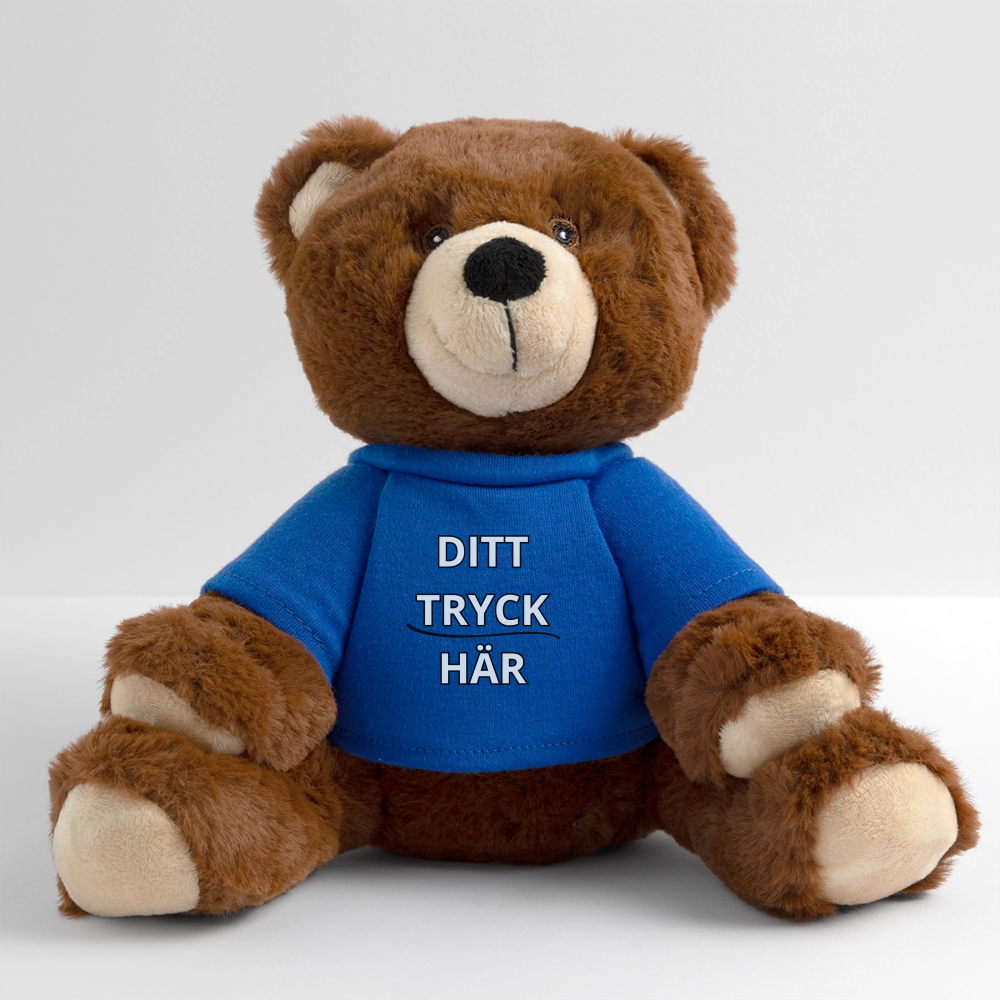 MiniFeet® RecycelBär® Teddy Bear Brown - kungsblå