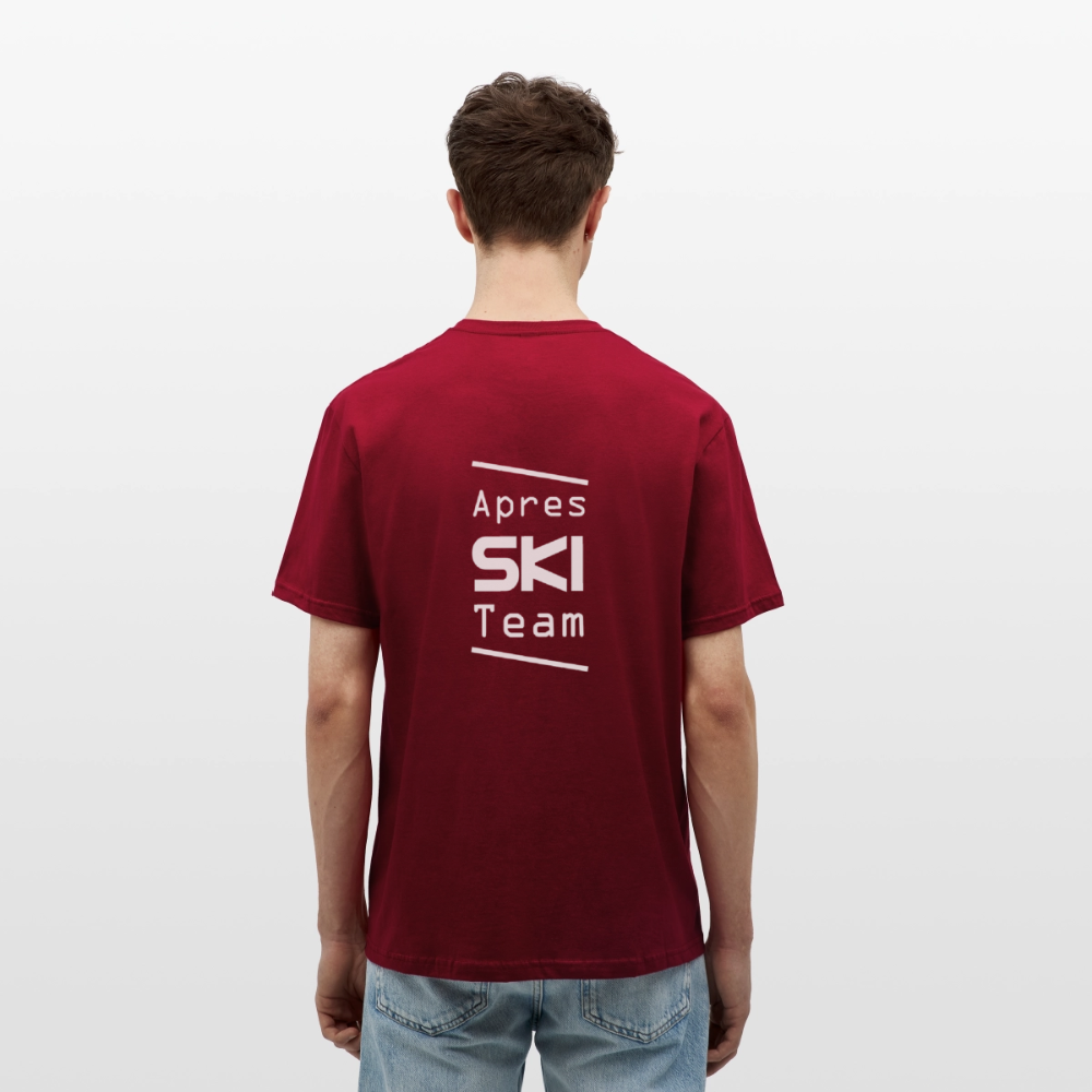 Apres ski team T-shirt Herr - tegelröd