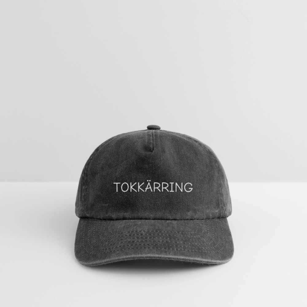 Tokkärring vintagekeps - vintagesvart