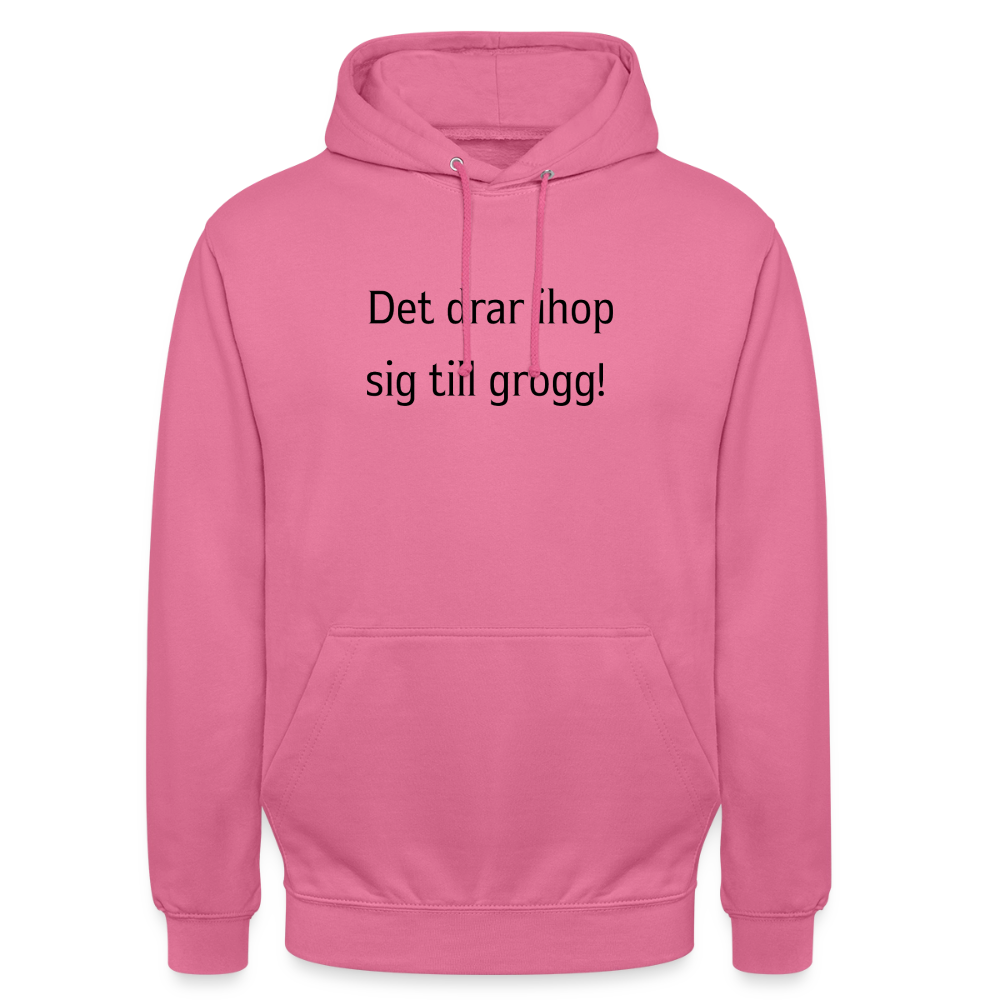 Det drar ihop sig till grogg! Hoodie Unisex - rosa