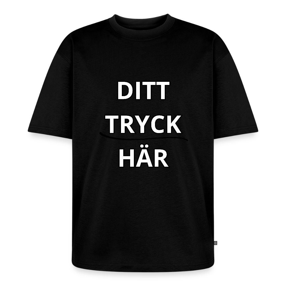 Oversized Unisex T-shirt - svart
