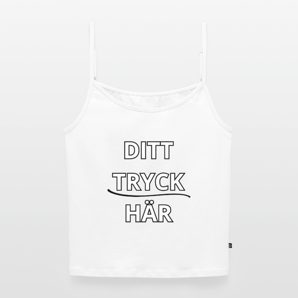 Women's Spaghetti Tank Top - vit