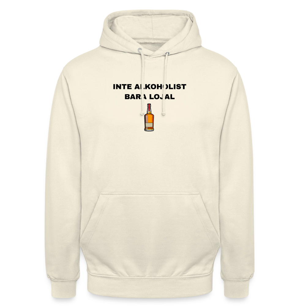 Inte alkoholist bara lojal Hoodie Unisex - vaniljmilkshake