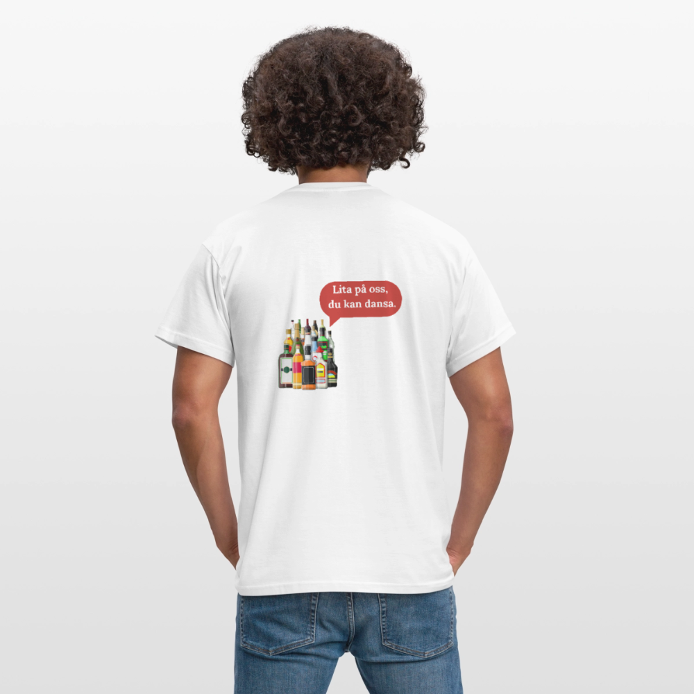 Lita på oss, du kan dansa T-shirt Herr - vit