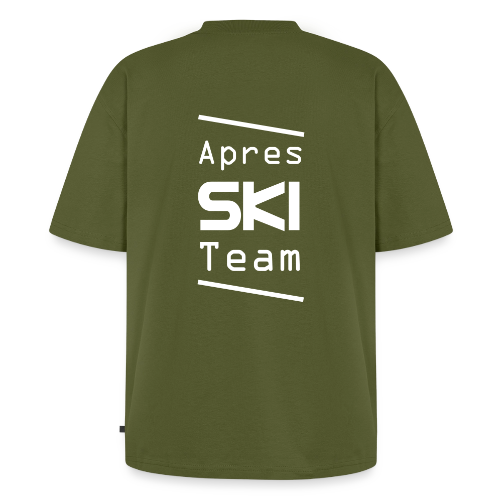 Apres ski team oversized premium T-shirt Unisex - kaki