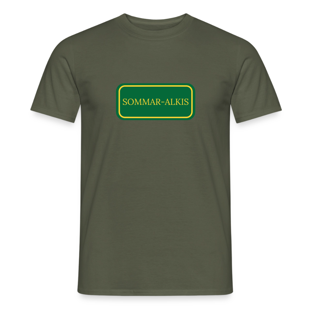 Sommar-alkis T-shirt herr - Militärgrön