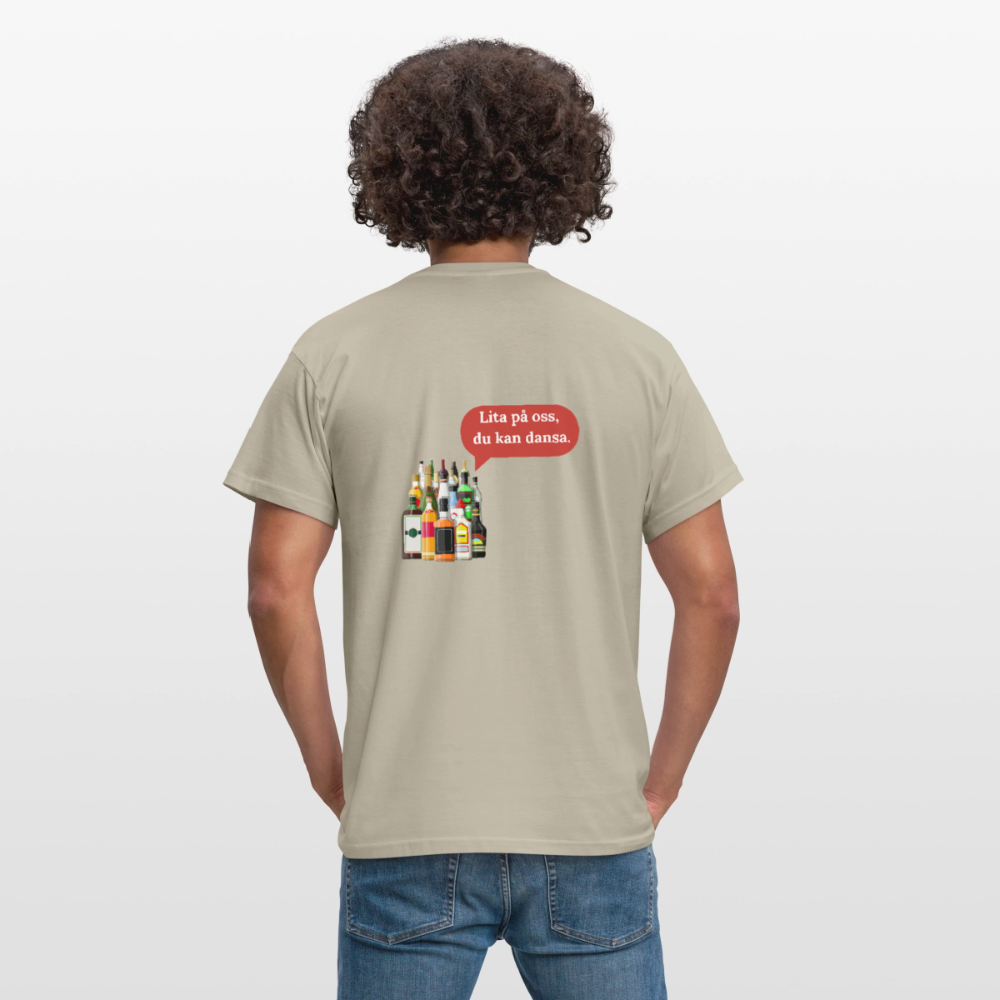 Lita på oss, du kan dansa T-shirt Herr - sandbeige