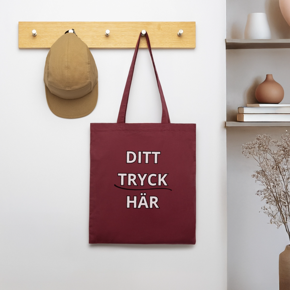 Stanley/Stella Organic Tote Bag - vinröd