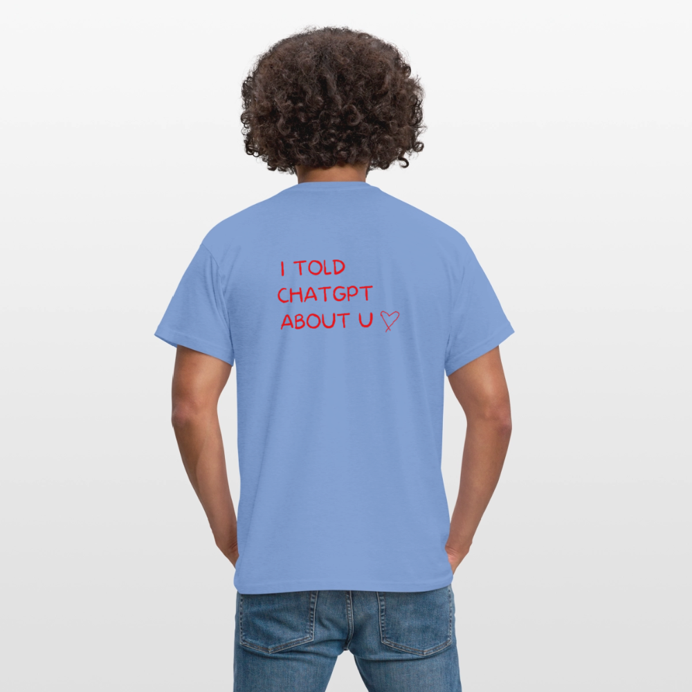 I told ChatGPT about u T-shirt herr - carolina blue