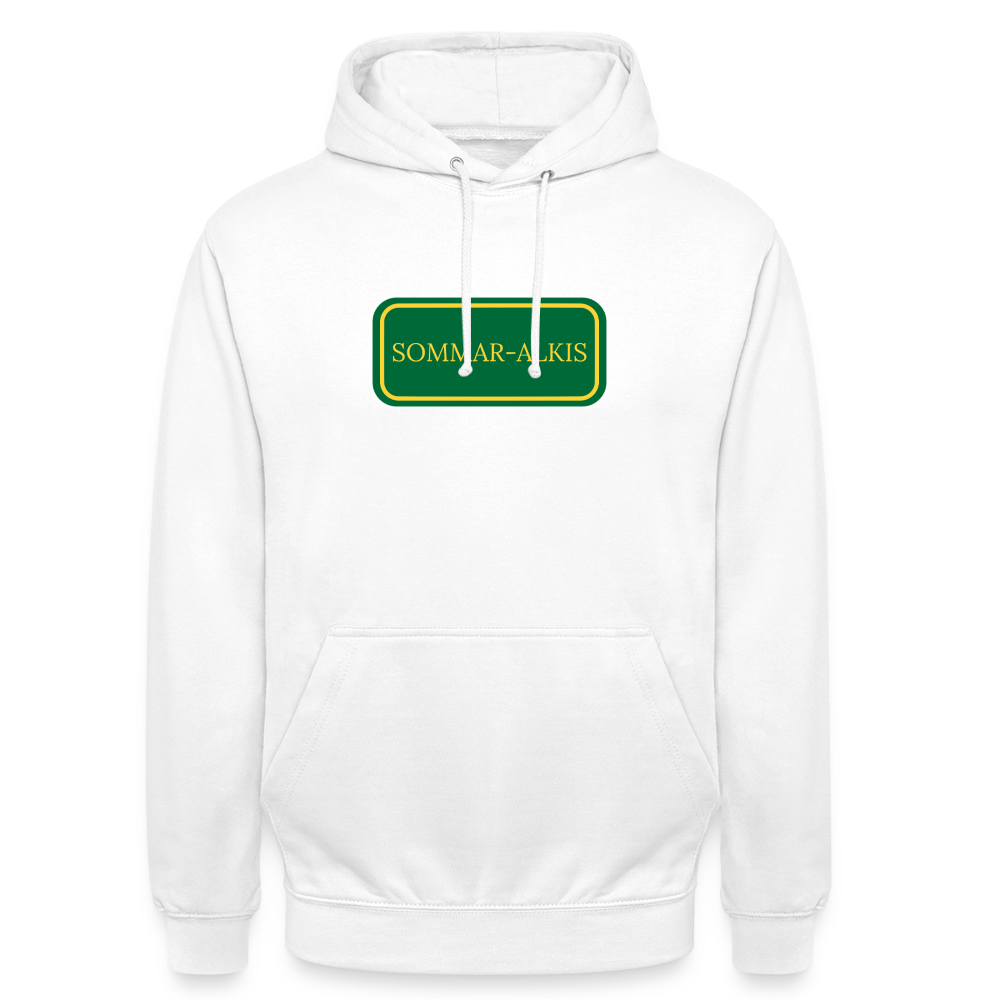 Sommar-alkis Hoodie Unisex - vit