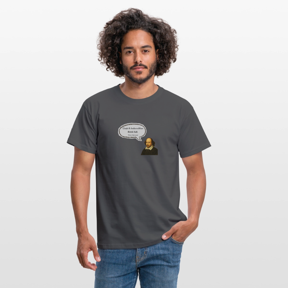Undvik baksmällan förbli full T-shirt Herr - kolgrå