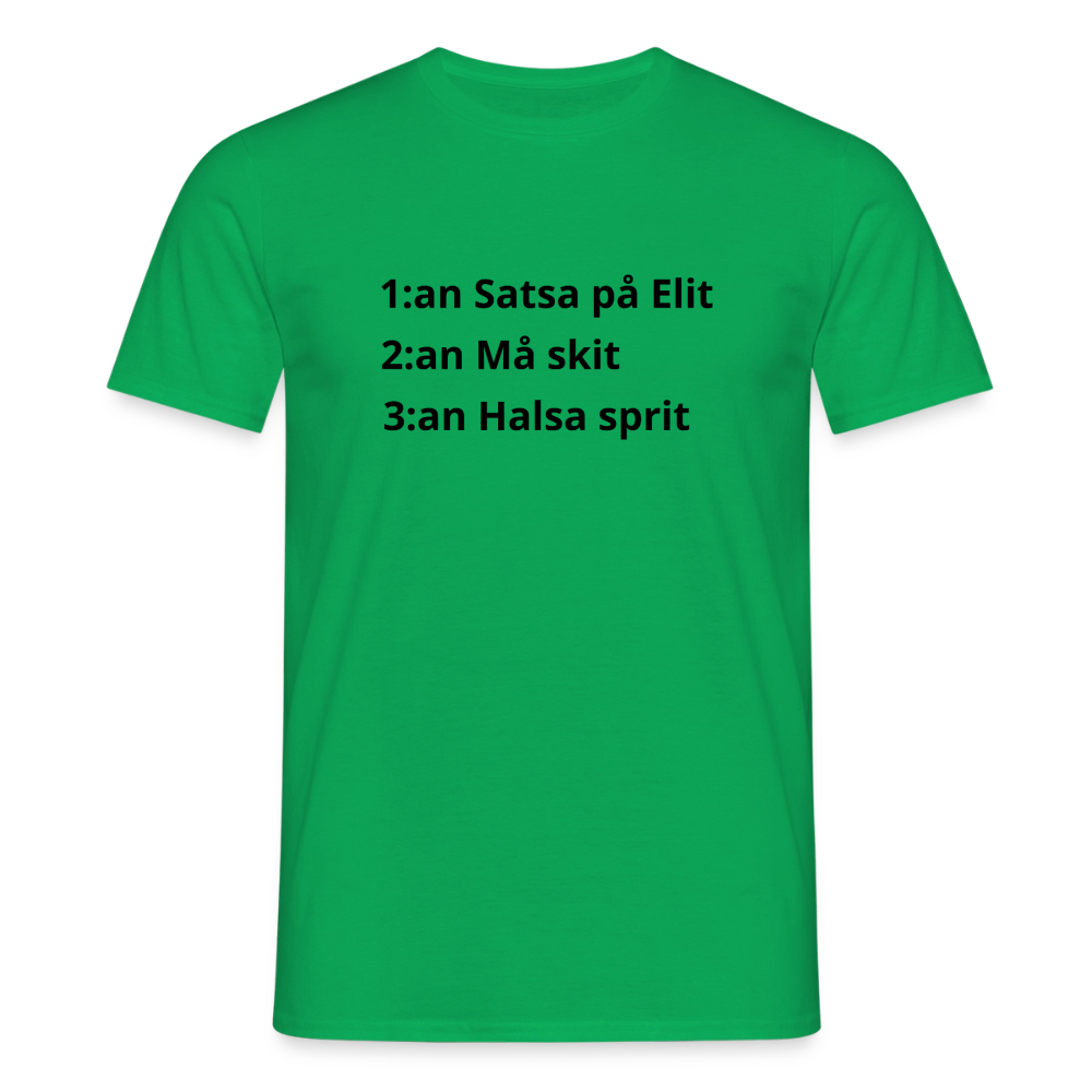 1-3:an T-shirt herr - kellygrön