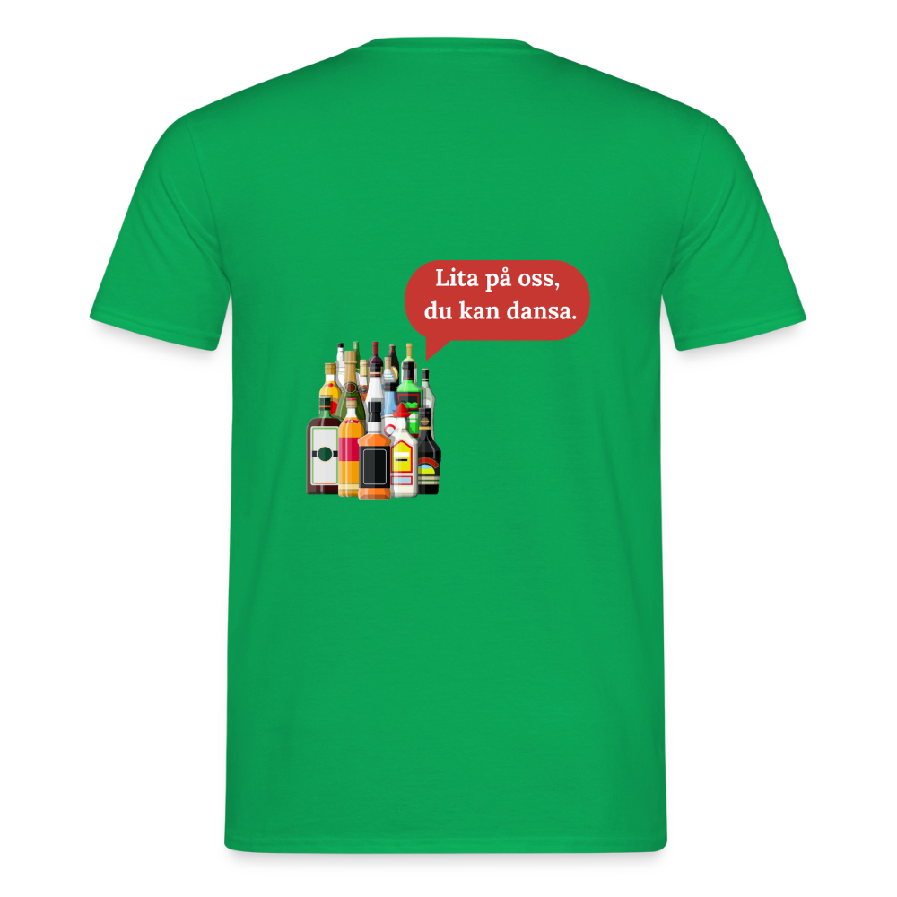 Lita på oss, du kan dansa T-shirt Herr - kellygrön