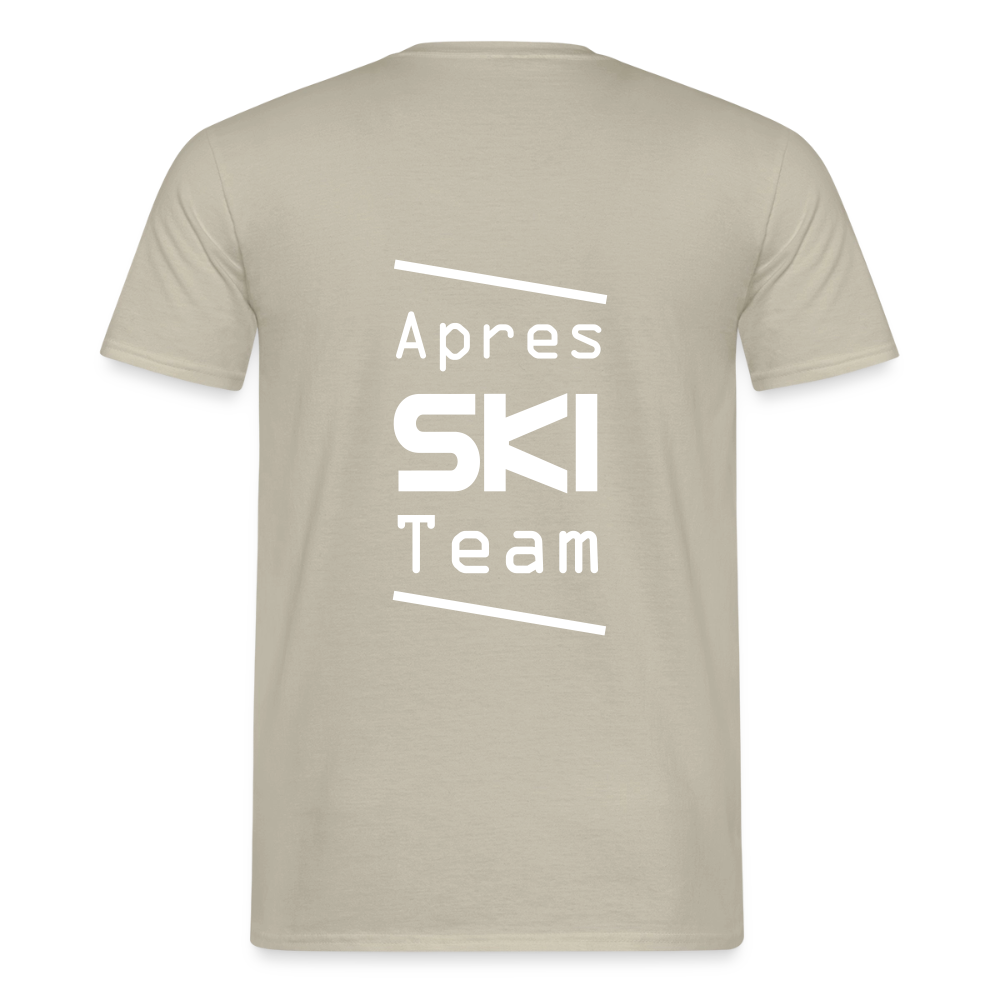 Apres ski team T-shirt Herr - sandbeige