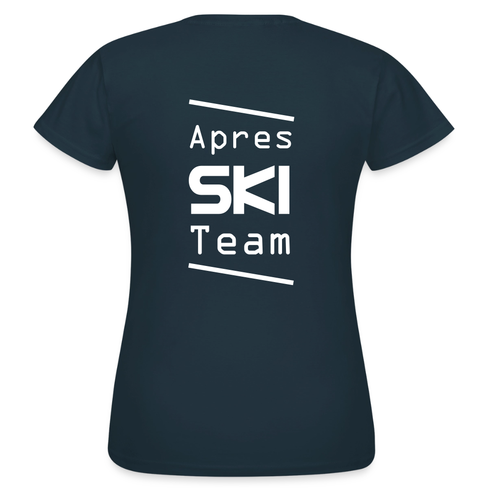 Apres ski team T-shirt Dam - marinblå