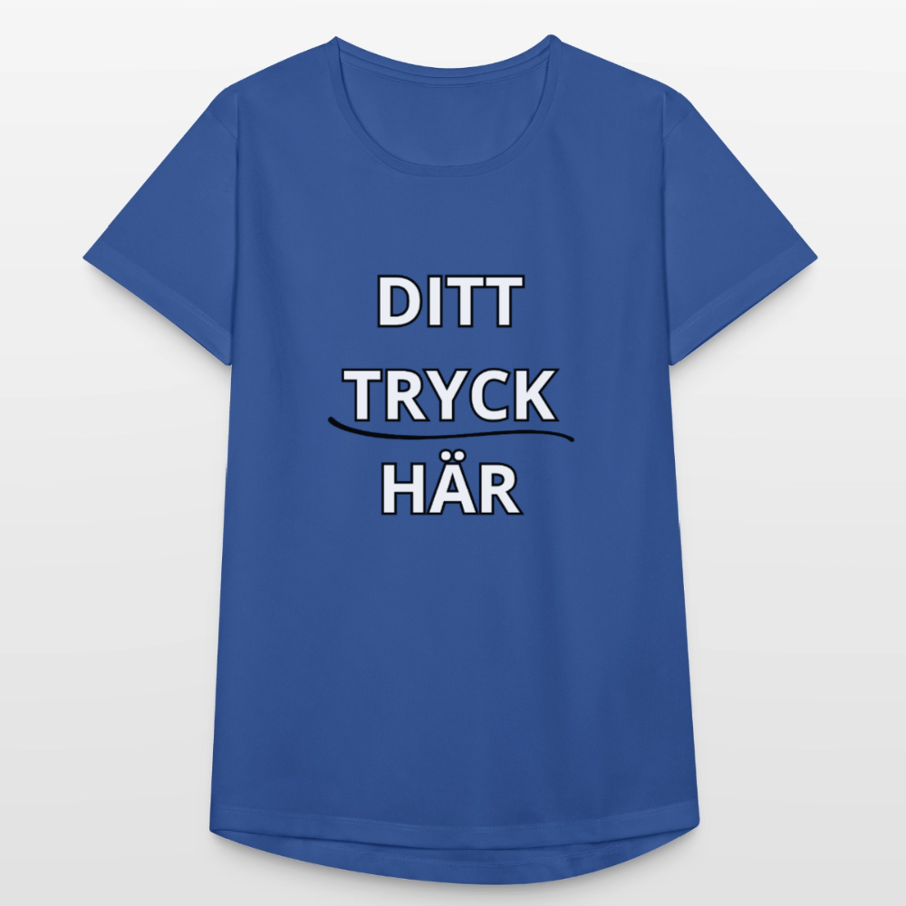 Andningsaktiv T-shirt dam - royalblå