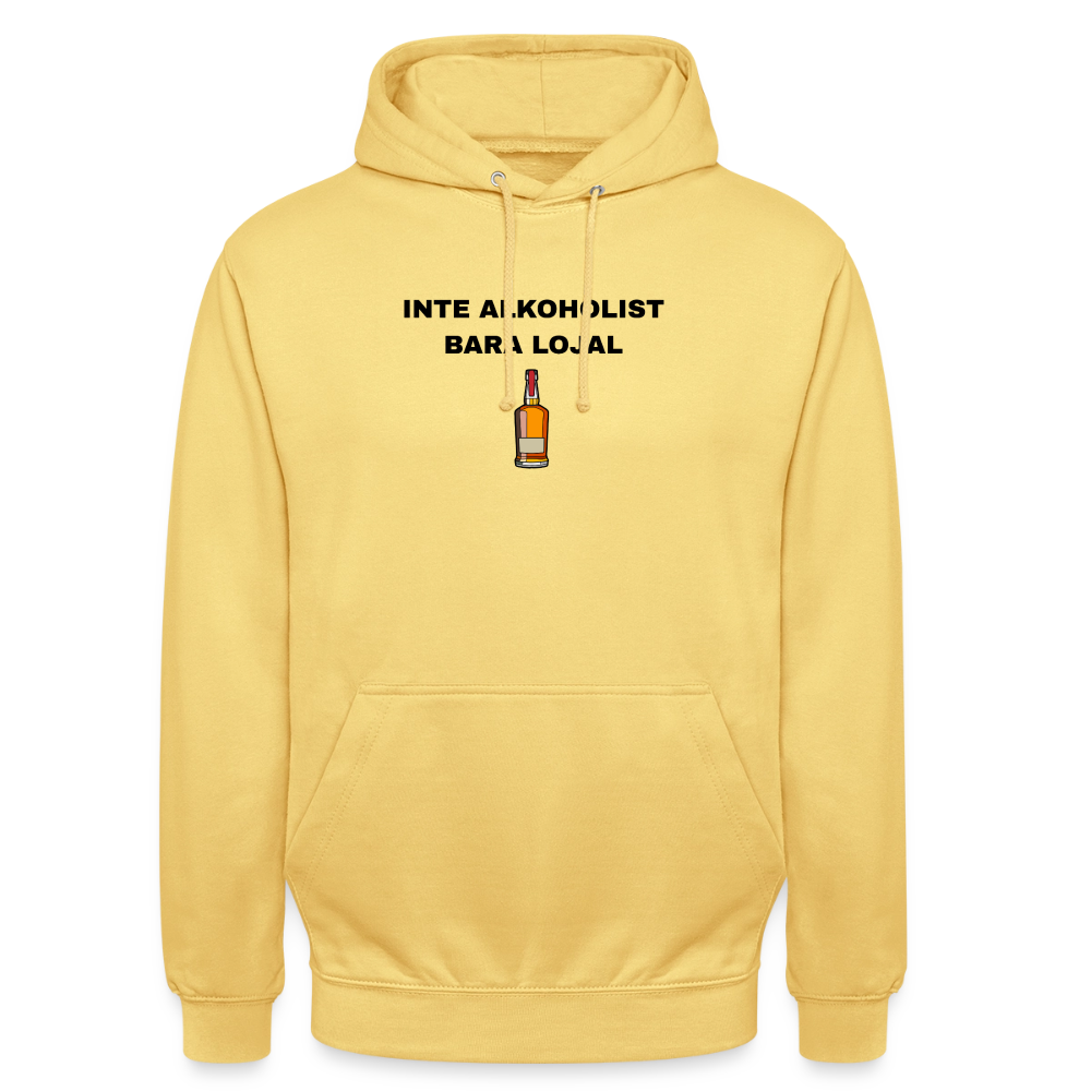 Inte alkoholist bara lojal Hoodie Unisex - citrongul