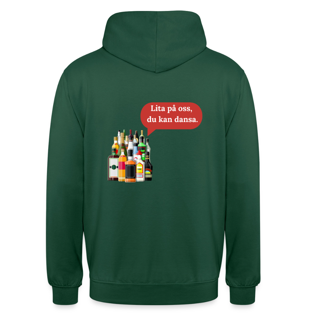 Lita på oss, du kan dansa Hoodie Unisex - buteljgrön