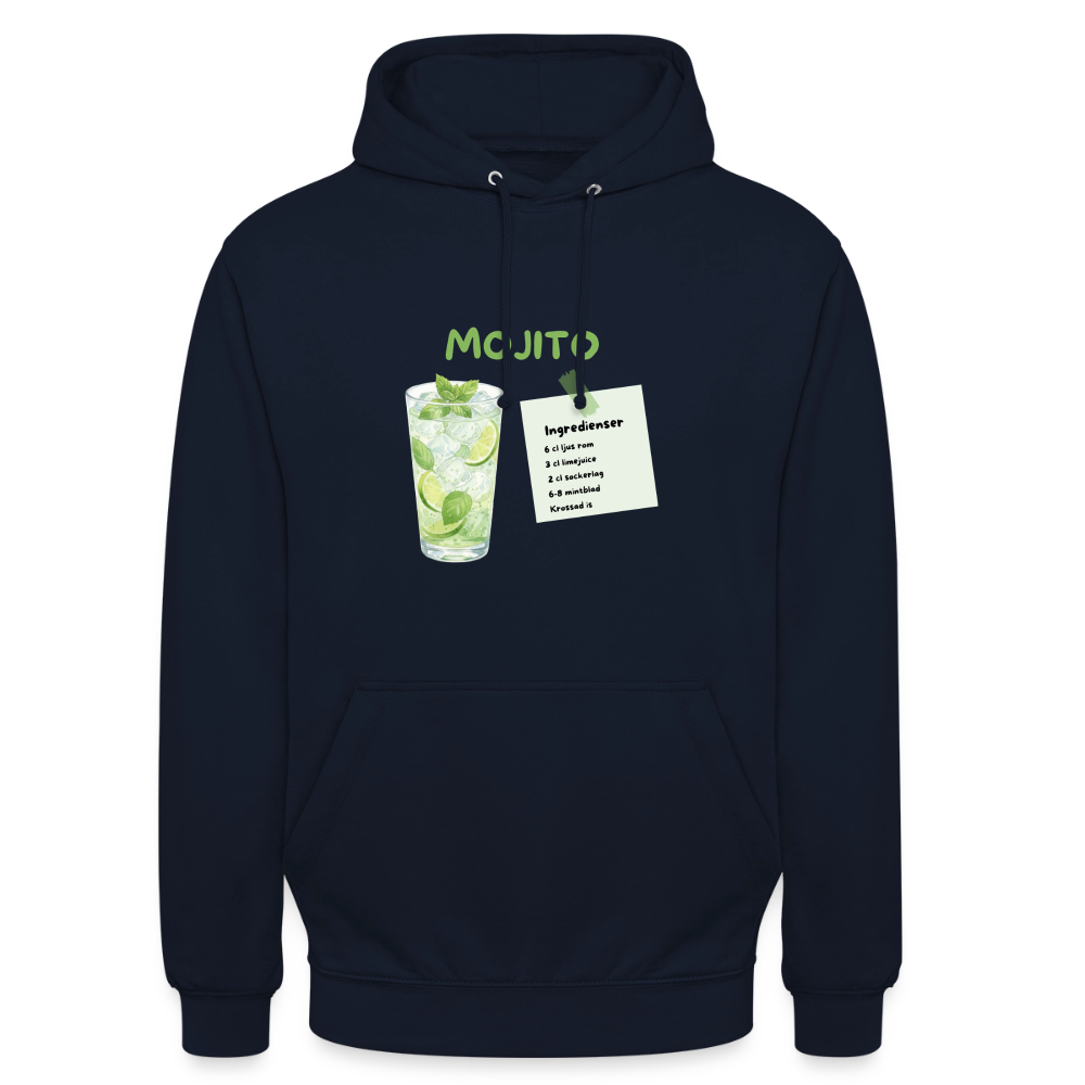 Mojito Hoodie Unisex - marinblå