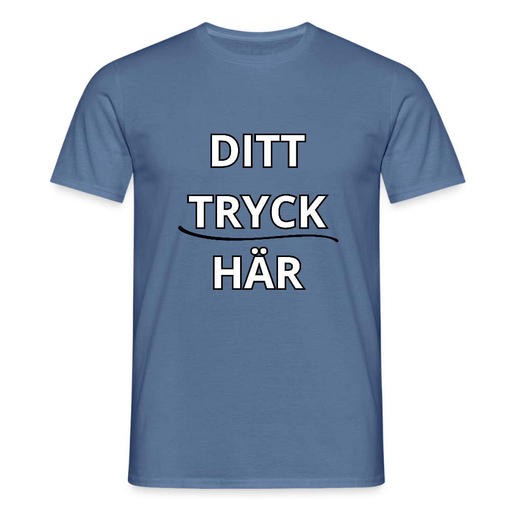 T-shirt herr - duvblå 