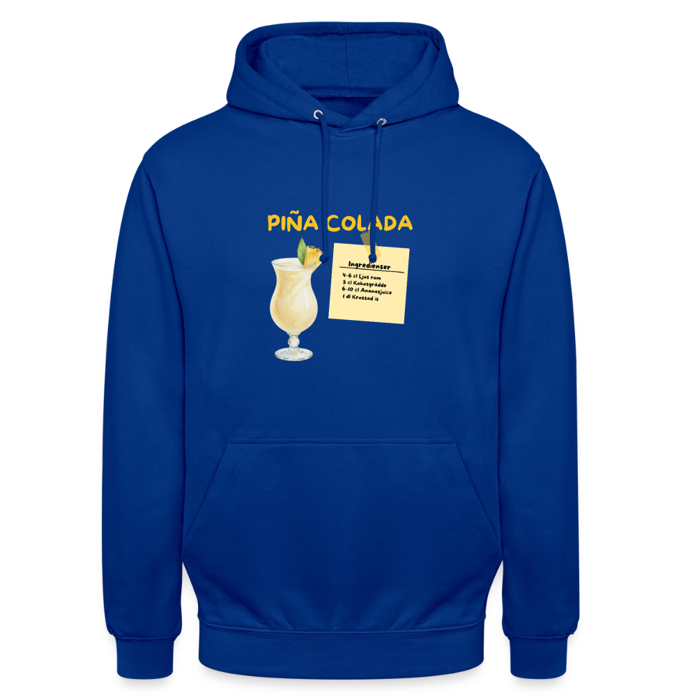 Pina colada Hoodie Unisex - kungsblå