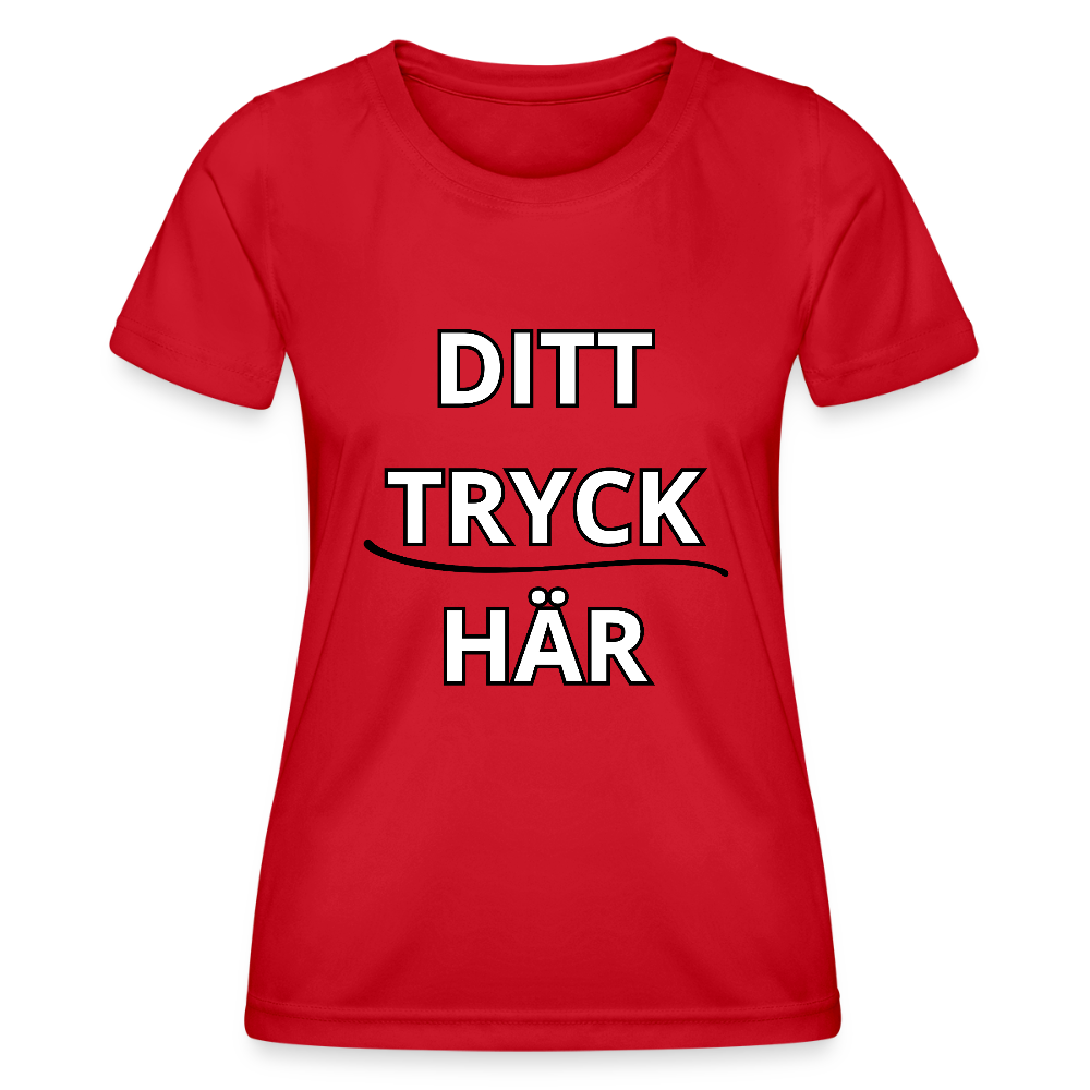 Women's Functional T-Shirt - röd