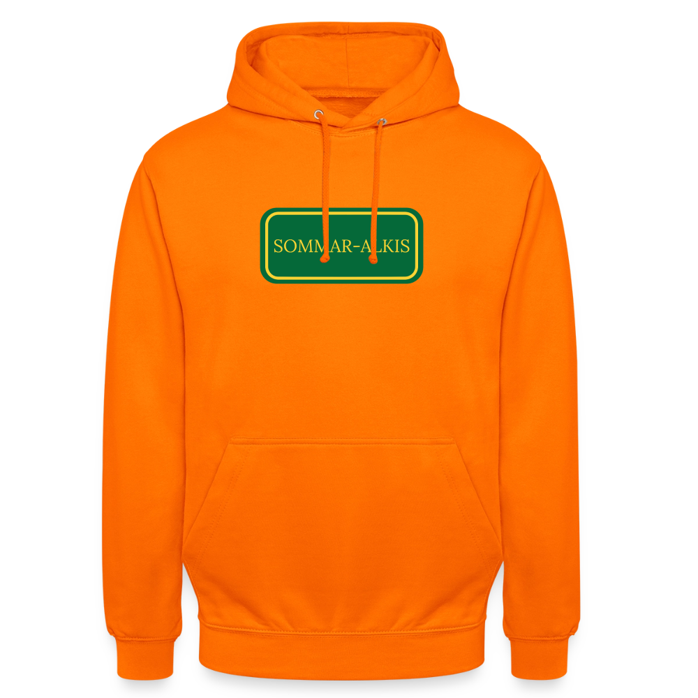 Sommar-alkis Hoodie Unisex - orange