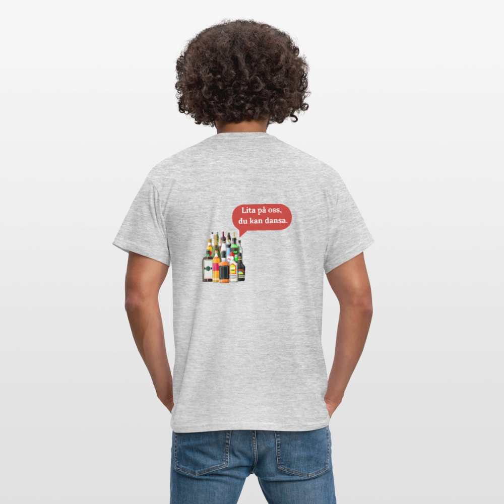 Lita på oss, du kan dansa T-shirt Herr - gråmelerad
