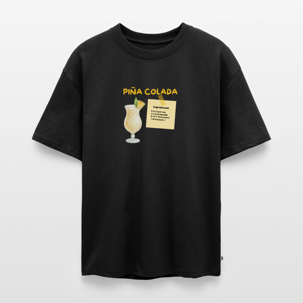 Pina Colada oversized premium-T-shirt unisex - svart