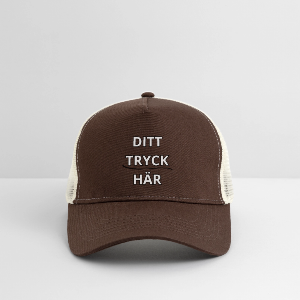 Trucker Cap - brun/beige