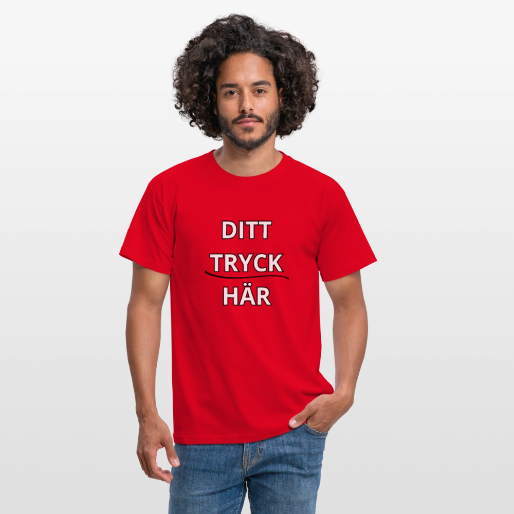 T-shirt herr - röd