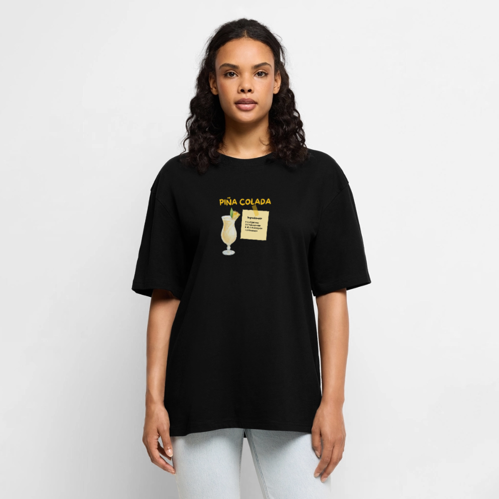 Pina Colada oversized premium-T-shirt unisex - svart