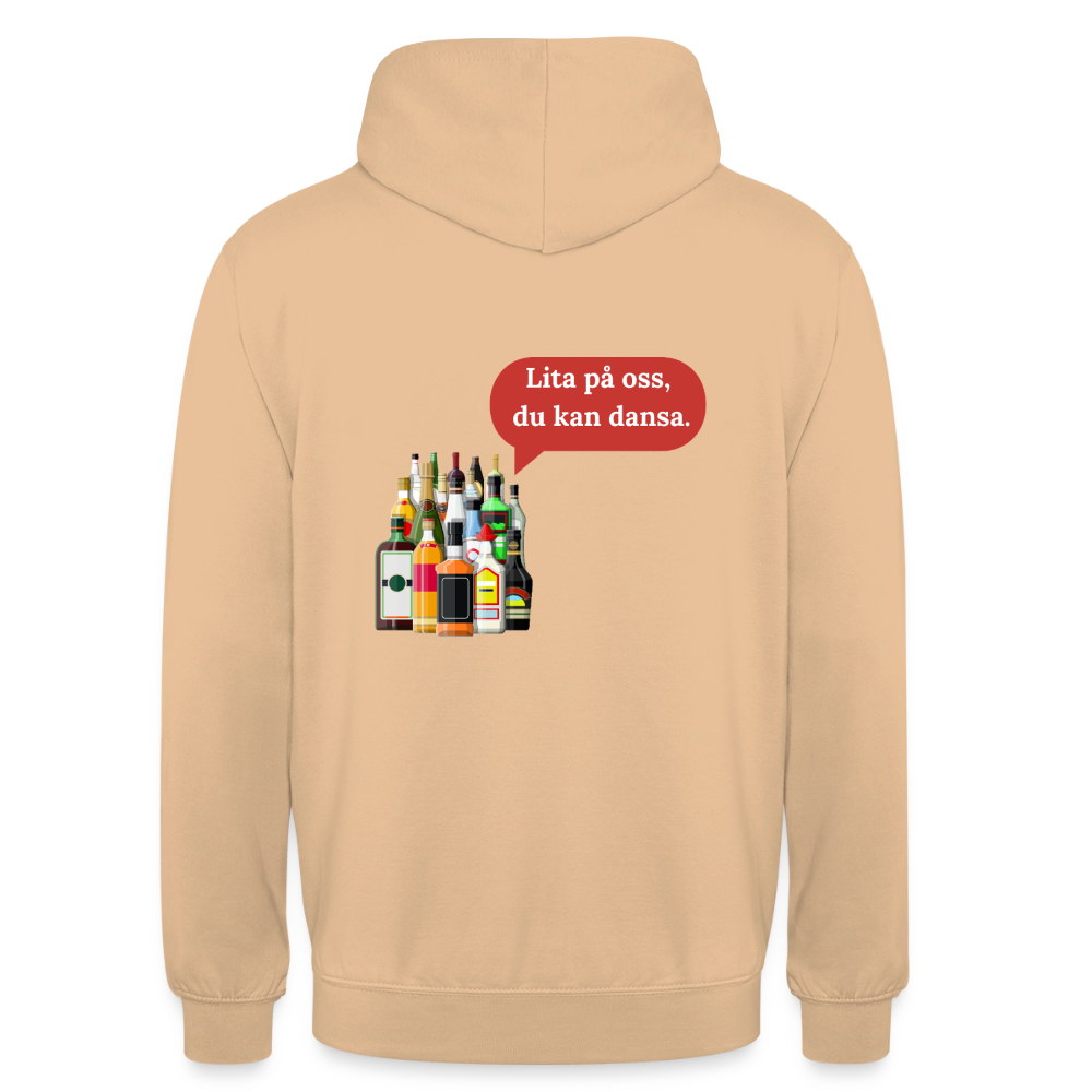 Lita på oss, du kan dansa Hoodie Unisex - persika