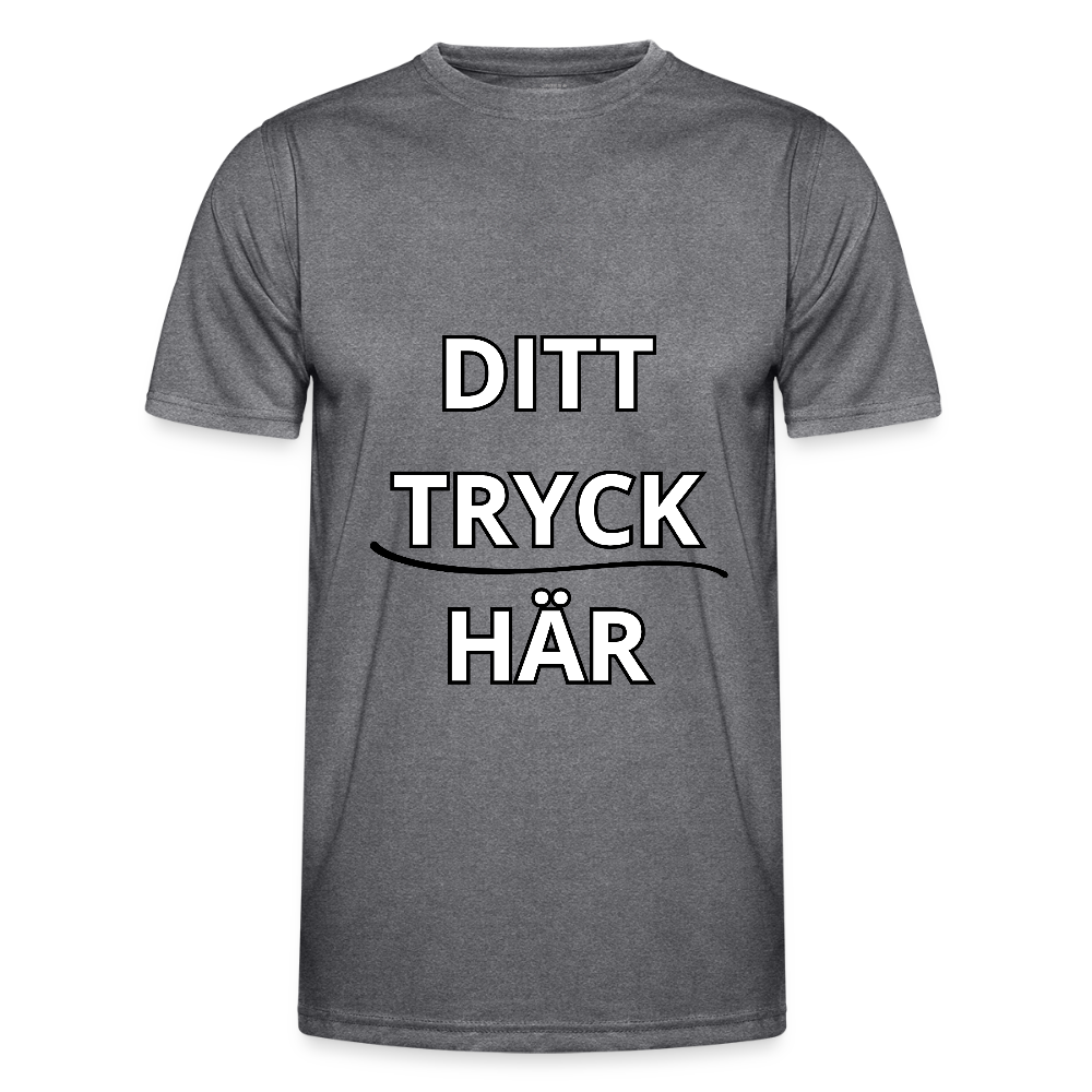 Men's Functional T-Shirt - mörkmelerad 
