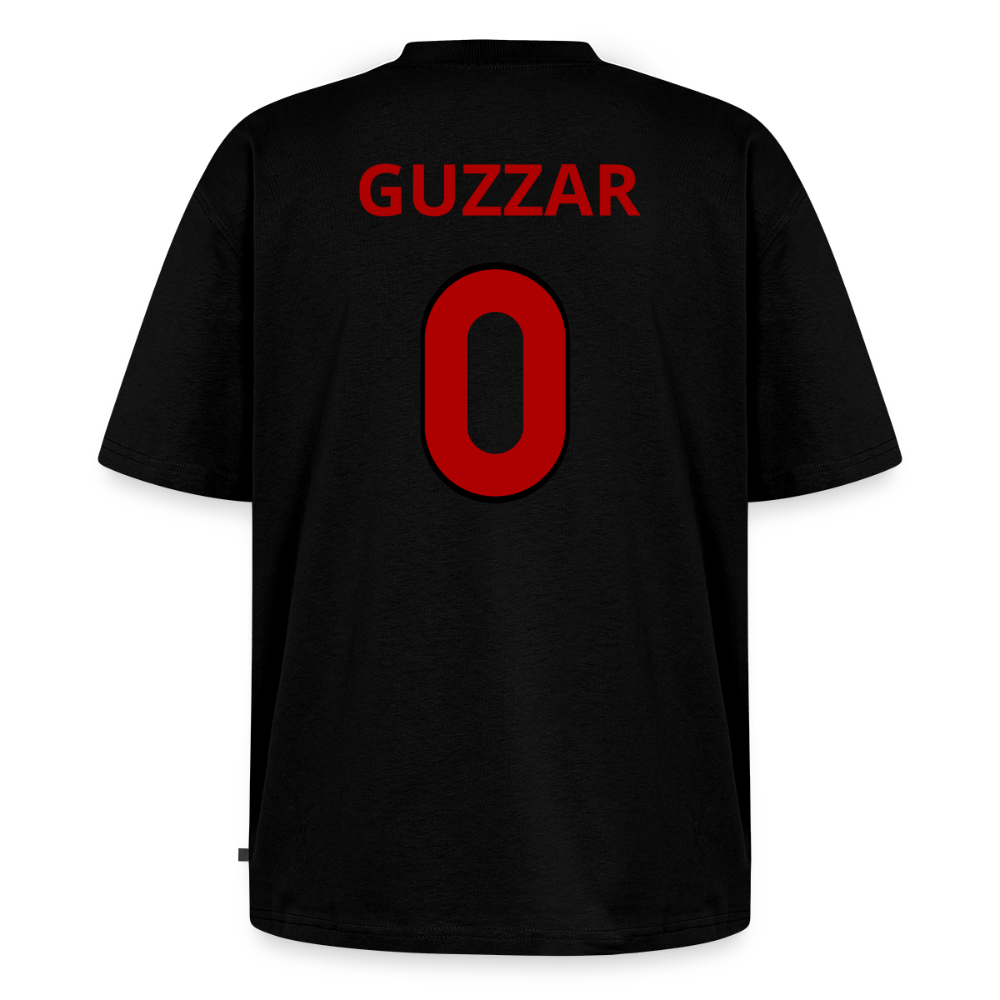 Guzzar 0 oversized premium-T-shirt unisex - svart