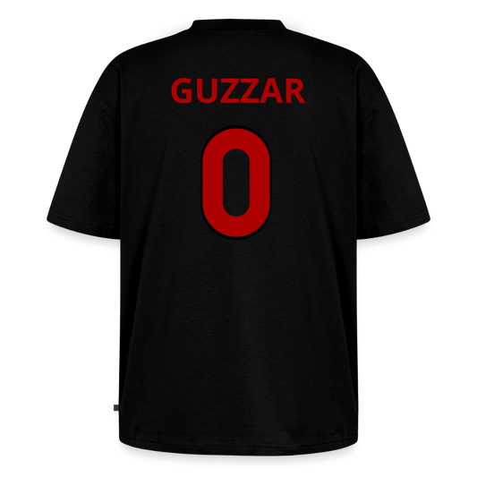 Guzzar 0 oversized premium-T-shirt unisex - svart