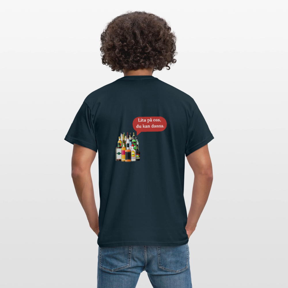 Lita på oss, du kan dansa T-shirt Herr - marinblå