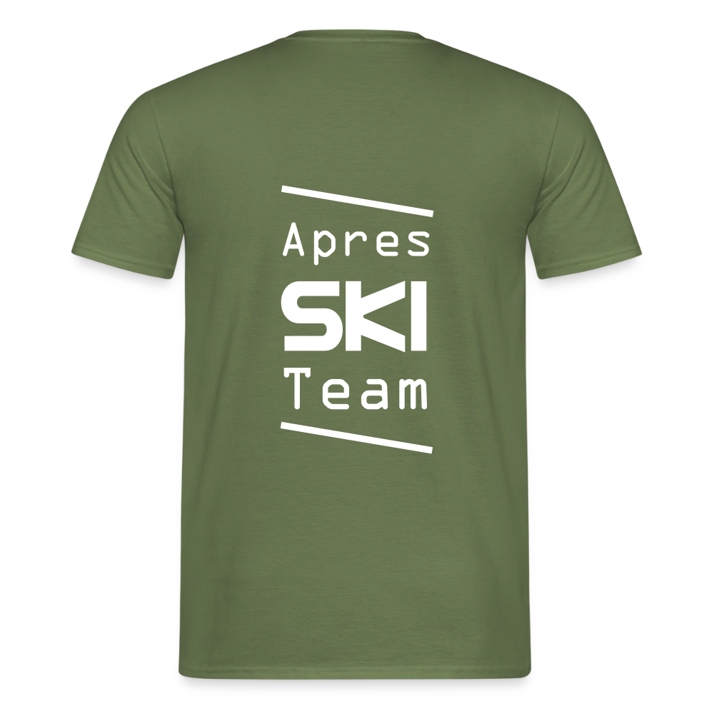 Apres ski team T-shirt Herr - Militärgrön