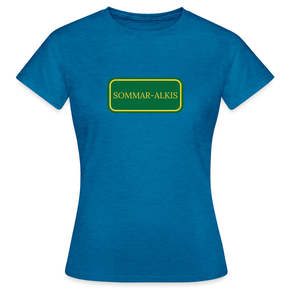 Sommar-alkis T-shirt dam - antikblå safirljung