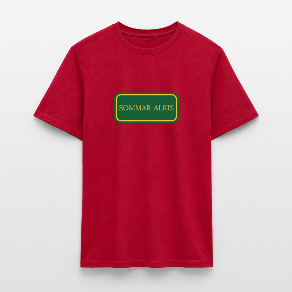 Sommar-alkis T-shirt herr - röd
