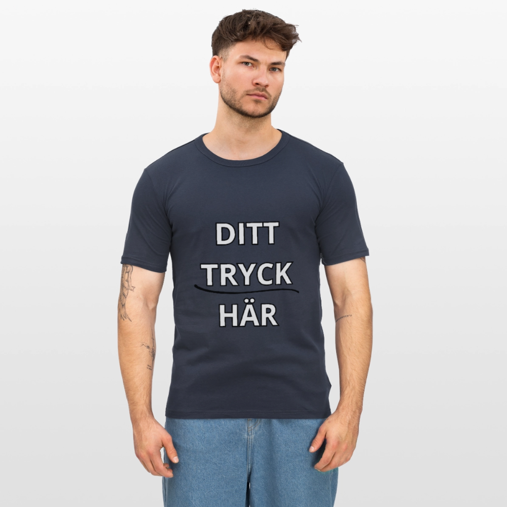 Men's Slim Fit T-Shirt - marinblå