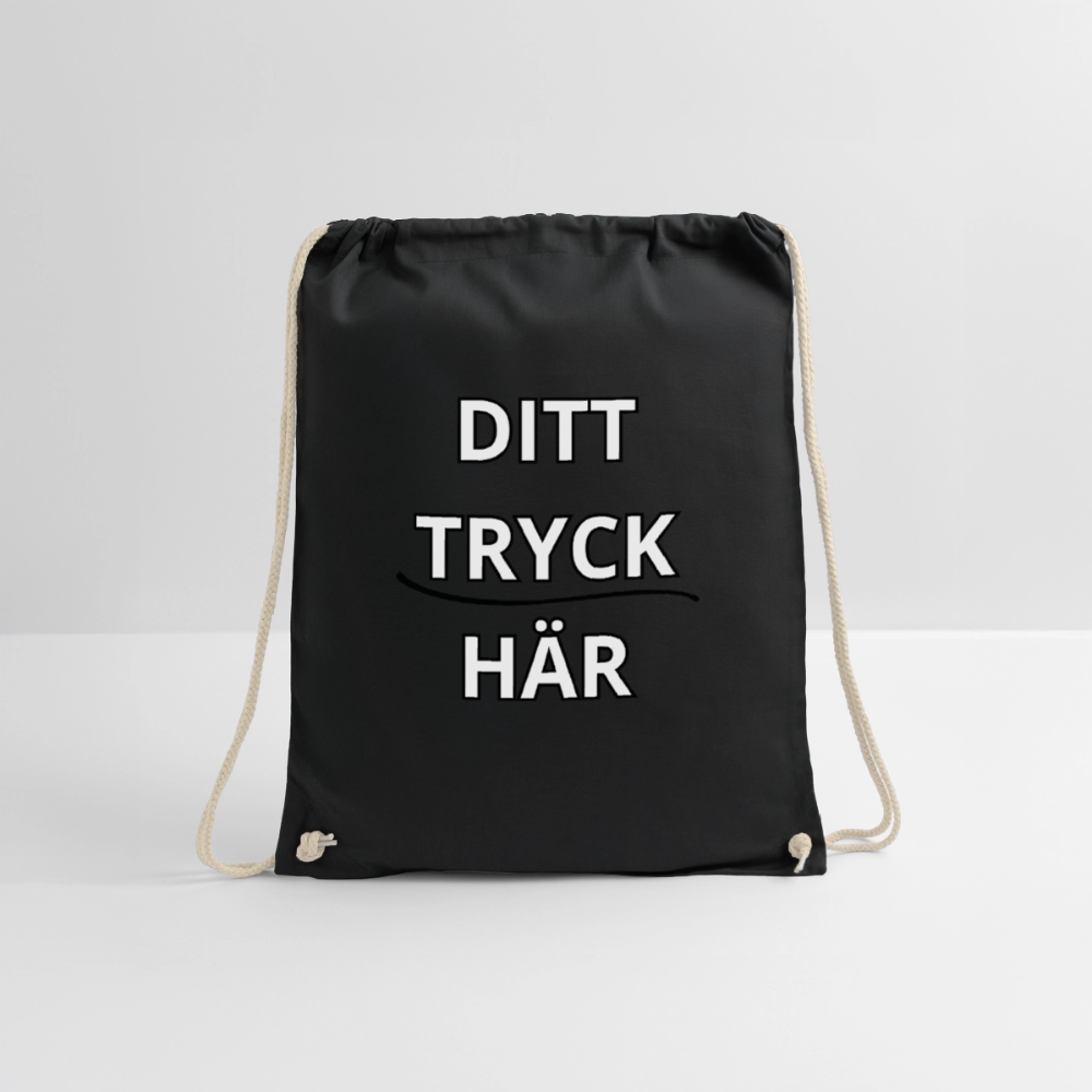 Drawstring Bag - svart