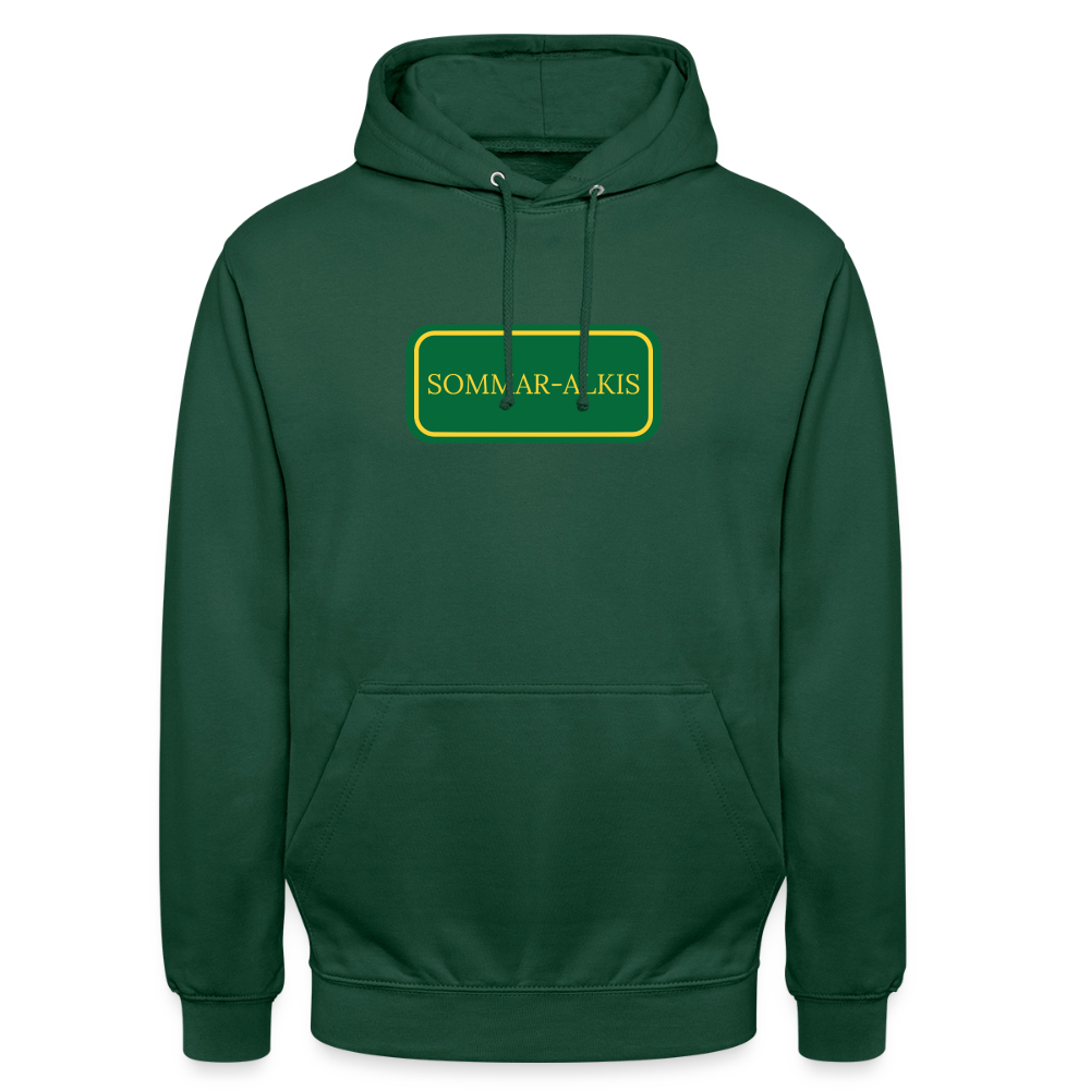 Sommar-alkis Hoodie Unisex - buteljgrön