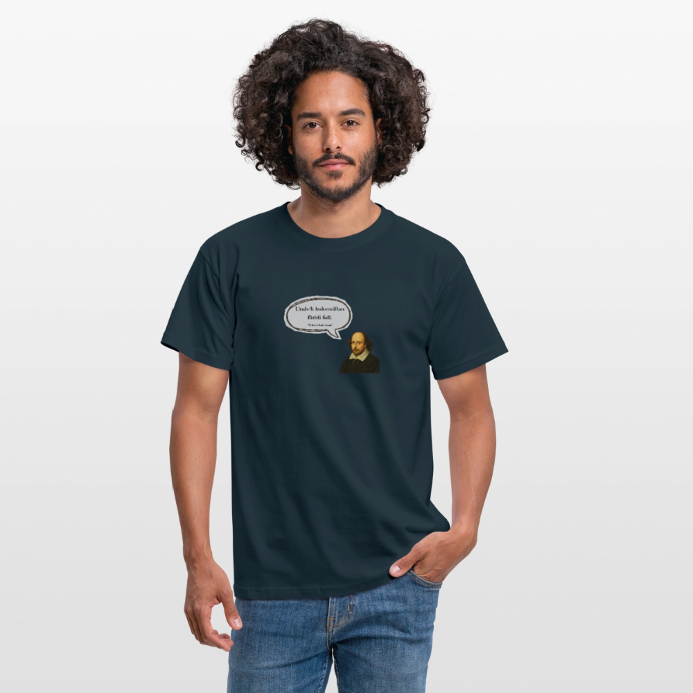 Undvik baksmällan förbli full T-shirt Herr - marinblå